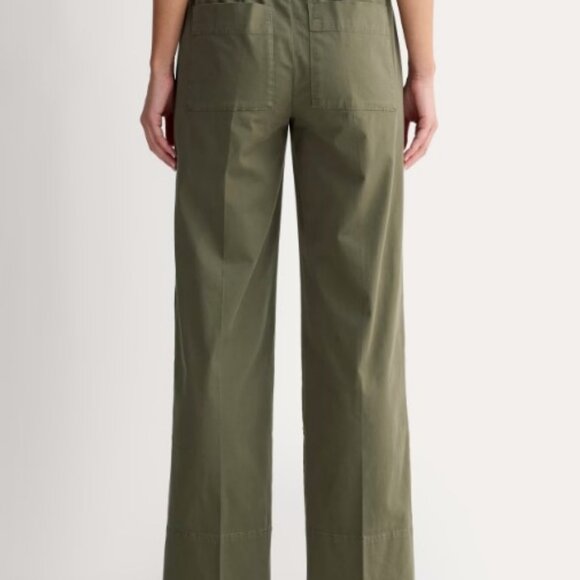 EVERLANE - The Easy Pant in Sage Green - Picture 12 of 15
